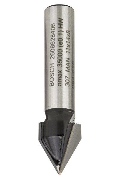 Bosch Standard W V-Kanal Freze Ucu 8*11*45 mm 2608628406