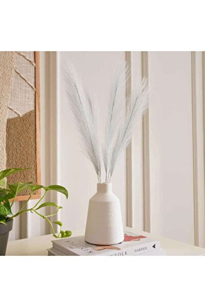 PAN HOME مجموعة ريش صناعي 6 قطع 52 سم - أزرق مائي