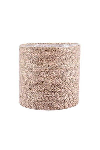 PAN HOME Cylin Decorative Plant Basket Dia28x28cm - Natural