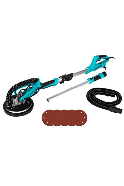 DETOOLZ Polizor de perete extensibil cu aspirație Ø215 750W