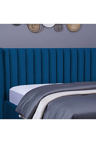 PAN HOME VENUS HEADBOARD VELVET BLUE L-200 : H-125 CM