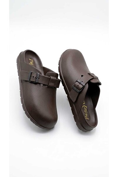 Shubuu Men's Buckle Sabo Slippers Waterproof Medical Chef and Hospital Slippers