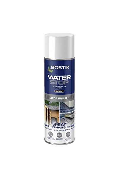 OEM Σπρέι στεγανοποίησης, σφράγιση, στέγες, Waterstop, μαύρο, 500 ml, Bostik