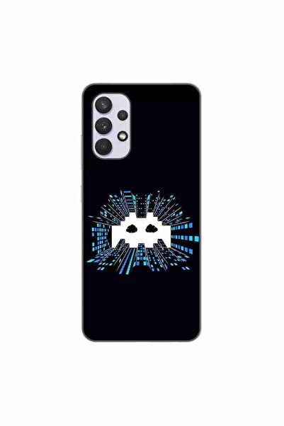 OEM Husa compatibila cu Samsung Galaxy A32 4G Silicon Gel Tpu Model Sky Invaders