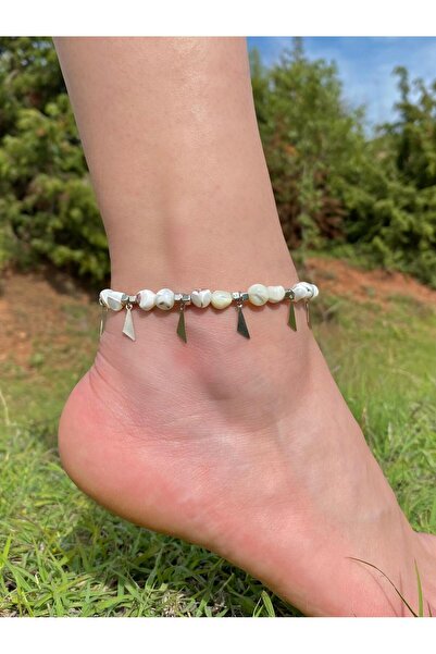 Beykan handmade Colorful Natural Stone Dangle Model Anklet
