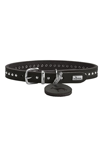 Hunter Zgardă de câine din piele stil Aalborg XS-S 37 cm