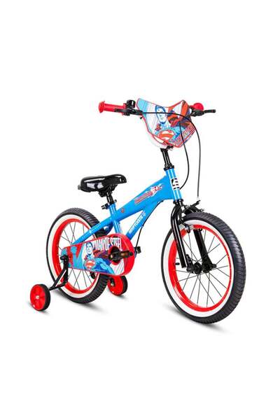 Superman Bicicleta cu roti ajutatoare, Superman, 16 inch