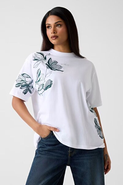 Guess Tricou alb pentru femei