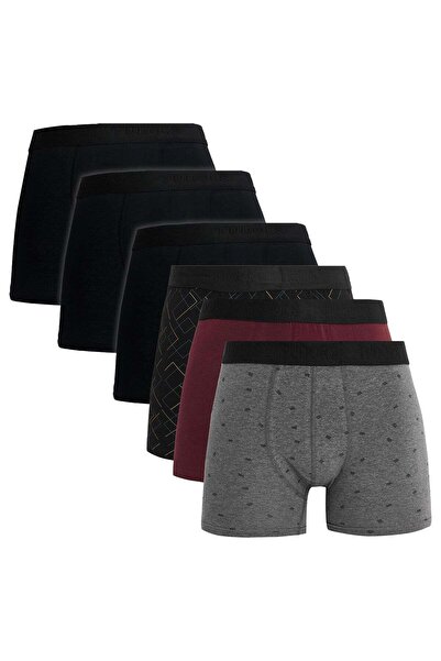Tudors Pachet de 6 pentru bărbați din bumbac material elastic țesături elasti...