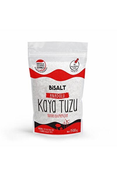 Bisalt Anadolu Kaya Tuzu Sofrada Öğütme 1500 G (İri Taneli İyotsuz)