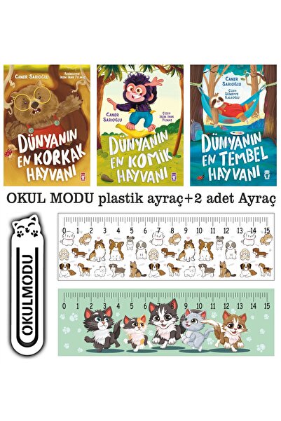 Timaş Çocuk Dünyanın En Korkak - Dünyanın En Komik - Dünyanın En Tembel Hayva...