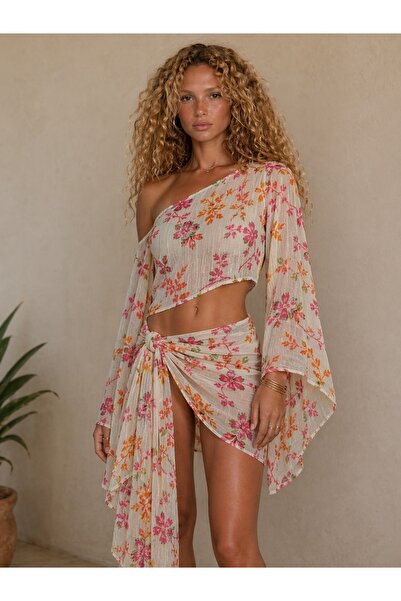Rhea's by irem ekinci Selene Pareo Set Etnik Desenli