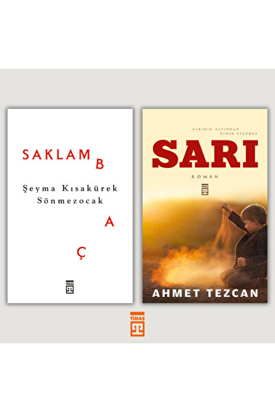 Timaş Yayınları Çağdaş Türk Edebiyatı Roman Okuma Seti - Saklambaç + Sarı (2 Kitap Takım)