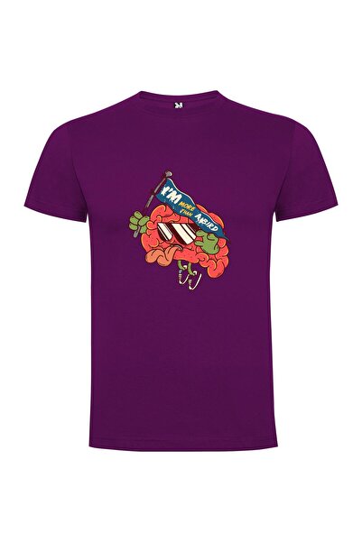 iLovePrints Flag-Waving Brain Marvel Tshirt