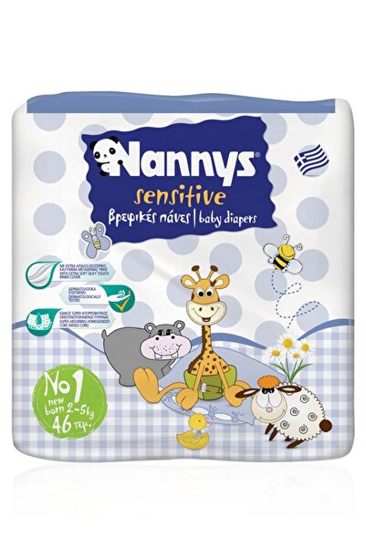 NANNYS Sensitive No1 (2-5Kg) New Born 46 pcs