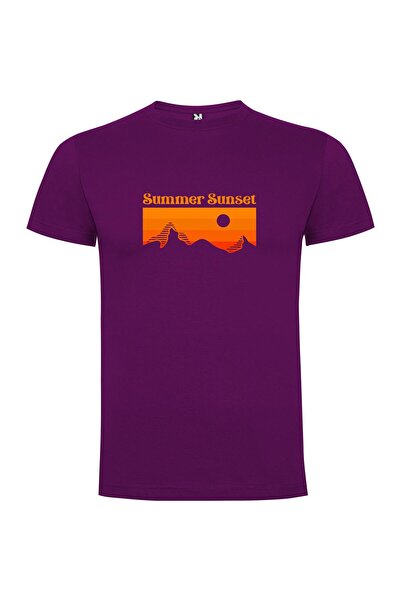 iLovePrints Summer Night Sunset Glow Tshirt