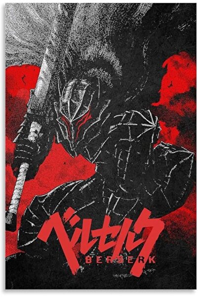 ESSESORIES Berserk Anime Classic Retro Picture Poster Wall Art Room Decor Sel...