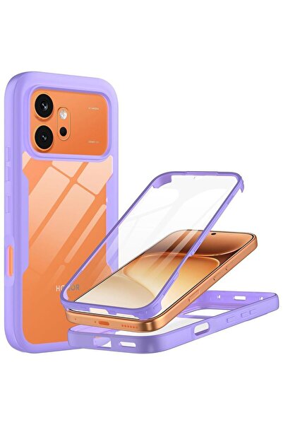 Techsuit ColorVerse Σειρά 360 + Προστατευτικό Οθόνης - Honor 600 / 600 Pro - Μωβ
