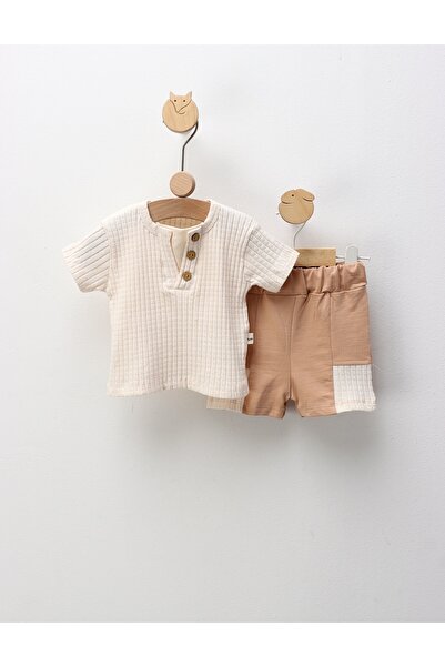 MiniKids Set de vara, Alesio , crem-bej