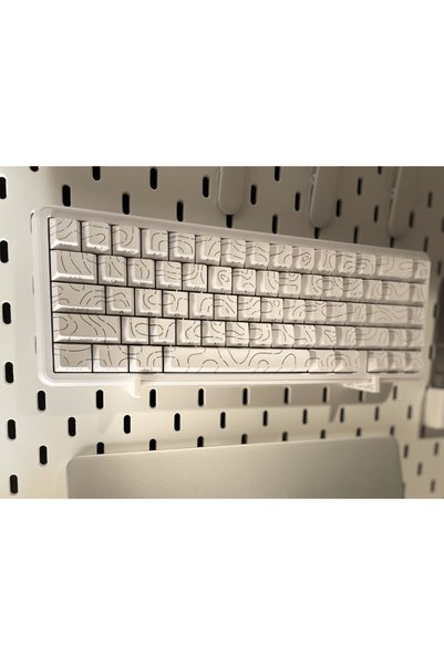 SORA DESIGN Skadis Uyumlu Klavye Tutucu - Masaüstü Düzenleyici
