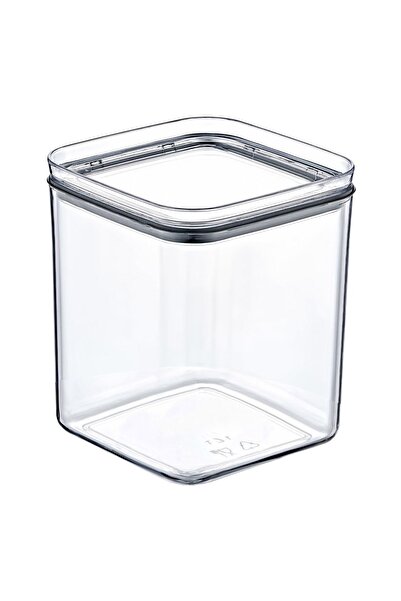 Z Store Recipient transparent pentru depozitarea cerealelor cu capac, 1l