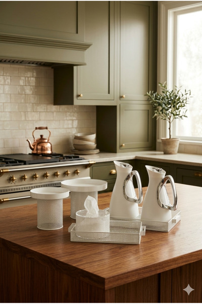 Generic A complete modern hospitality set – consisting of a tea and coffee th...