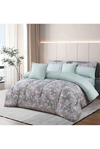 mingle Double Layered Summer Quilt 6 Pieces - Stylish Design & Everyday Comfo...