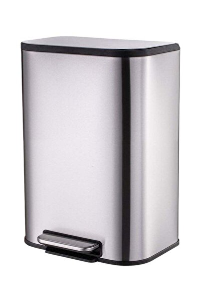 Noon East 50L Large Stainless Steel Trash Can with Soft Close Lid and Fingerp...