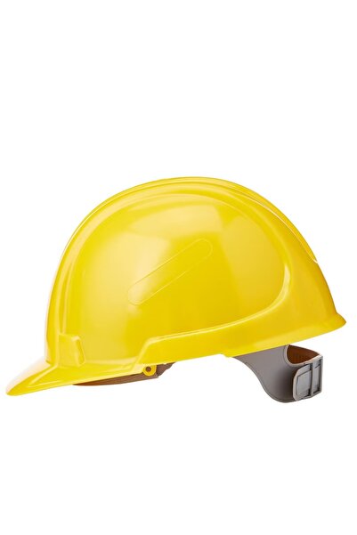 Generic Yellow Heavy-Duty Safety Helmet for Industrial Head Protection