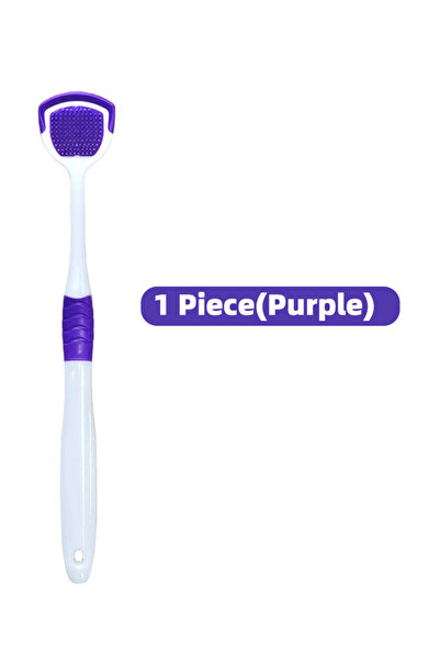 Choice7 Purple 1Piece Vaclav 1Pc/4Pcs/8Pcs Silicone Tongue Scraper For Oral H...