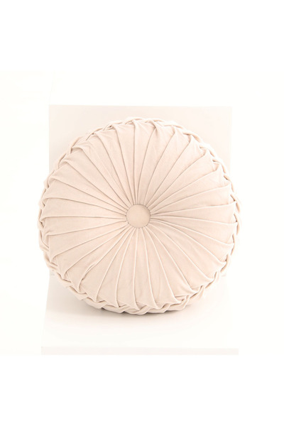 Choice 35x35CM White Throw Pillow Hand Sewn Pleated 3D Dutch Velvet Pumpkin B...