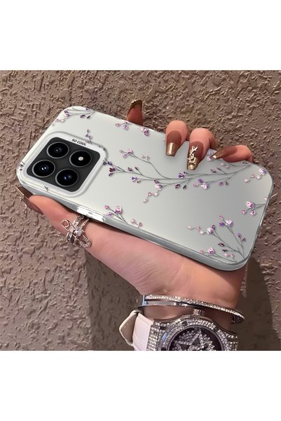 CHICASELUX Poco F8 Pro 5g Compatible Thin Branch Flower Case, Wear-Resistant ...