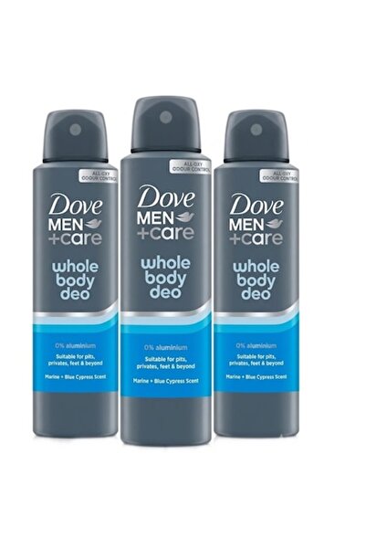 Dove Set 3 x Deodorant Spray pentru bărbați, pentru întregul corp, Deo Marine...