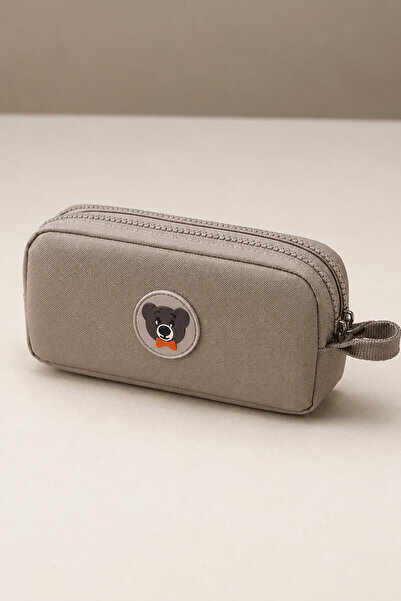 NEMO BAGS Unisex Mink Pen Holder Large, Double Compartment Pen Case with Wate...