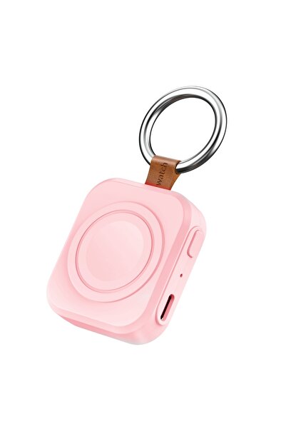 Choice1 Pink Magnetic Wireless Portable Watch Type C Fast Charger for Watch 8...