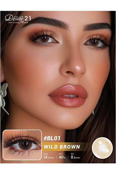 Desire21 عدسات ديزاير 21 إيفر لوك اللاصقة الناعمة المصنوعة في كوريا B.C:8.60 مم