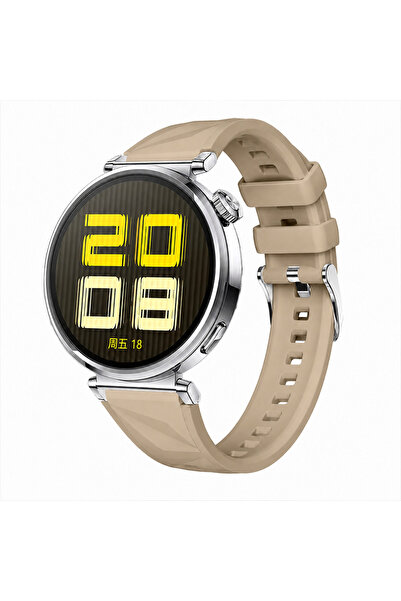 Sneezy Huawei Watch GT5 41mm İle Uyumlu Prism Metal Tokalı Soft Yumuşak Silik...