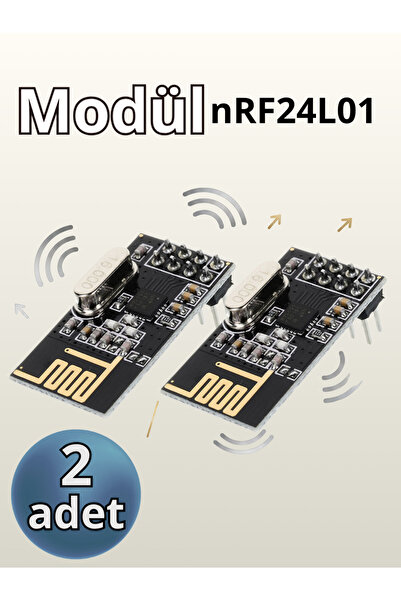 RoboPazar 2-adet nRF24L01 2.4GHz Wireless Modül