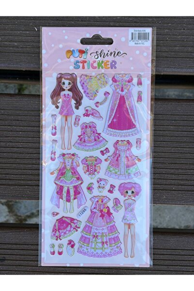 Puti Shine Girl Outfit Dress up Sticker