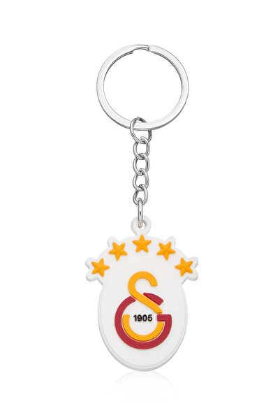 Galatasaray 5 Yıldız Arma Silikon Anahtarlık