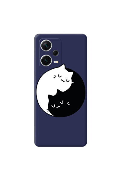 Other Xiaomi Poco X5 Bundle of love Dark blue Colored Silicone TPU Θήκη