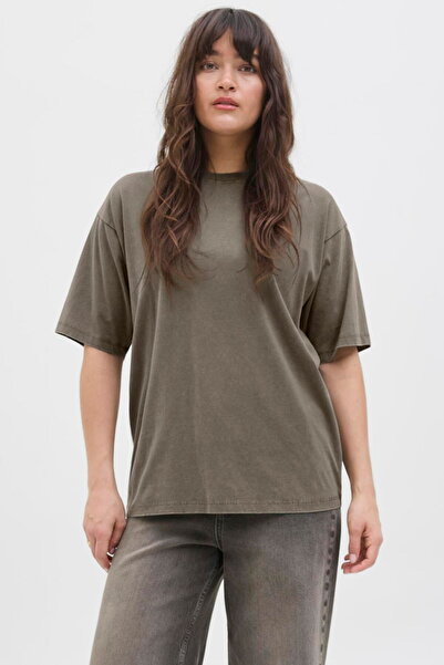 Jack & Jones Γυναικείο μπλουζάκι με χαλαρή εφαρμογή και κοντά μανίκια - Andrea