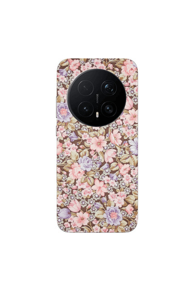Other Honor Magic 8 Lite Pro Blue Roses Transparent Silicone TPU Θήκη