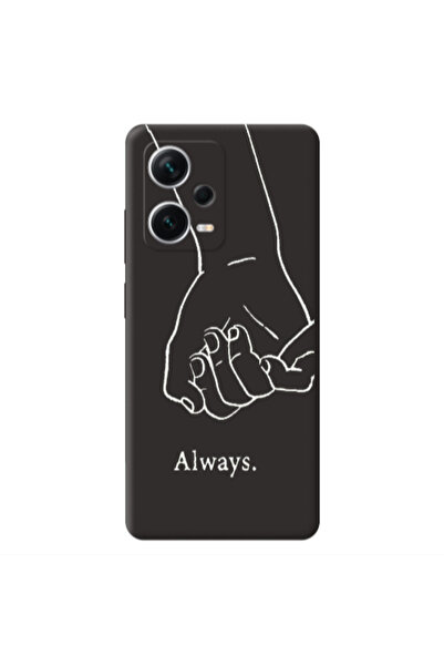 Other Xiaomi Poco X5 Always Black Colored Silicone TPU Θήκη