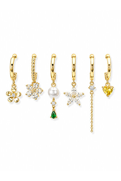 Venus Design Steel 6-Piece Earring Set