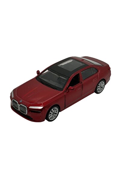 JPT BMW 7 Series 1:34 Red Die-Cast Model Car no box