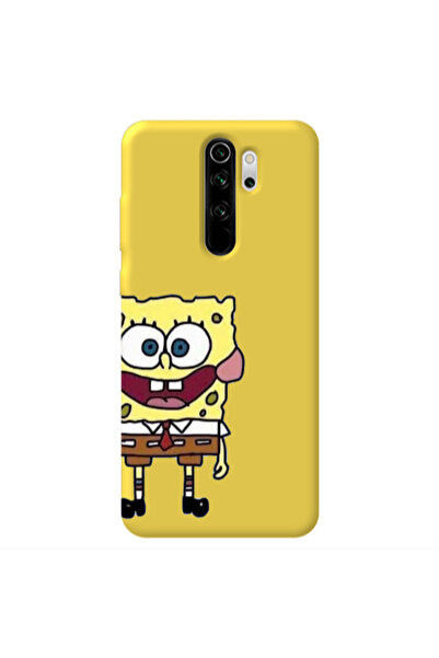Other Xiaomi Redmi Note 8 Pro Spong 2 Yellow Colored Silicone TPU Θήκη