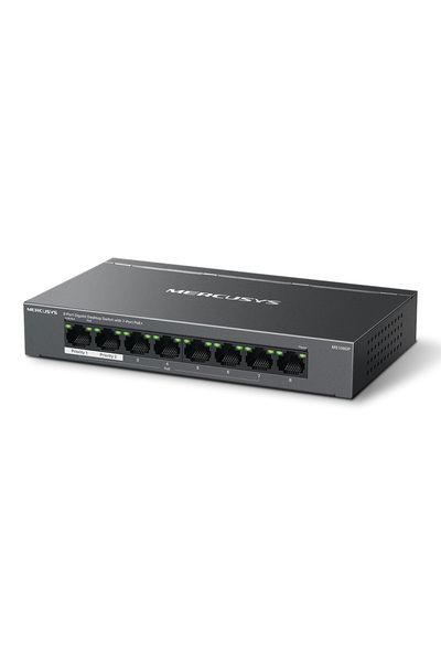Mercusys Επιτραπέζιος Διακόπτης MS108GP, 8x 10/100/1000 Mbps, PoE+, Έκδοση 1.0