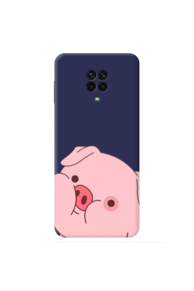Other Xiaomi Redmi Note 9 Pro Piggy 2 Dark blue Colored Silicone TPU Θήκη