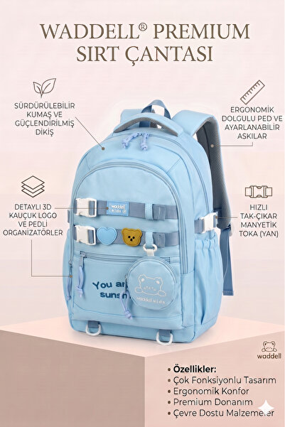 Royal Glow Waddell Imported Quality Luxury Τσάντα Δημοτικού και Γυμνασίου 269...
